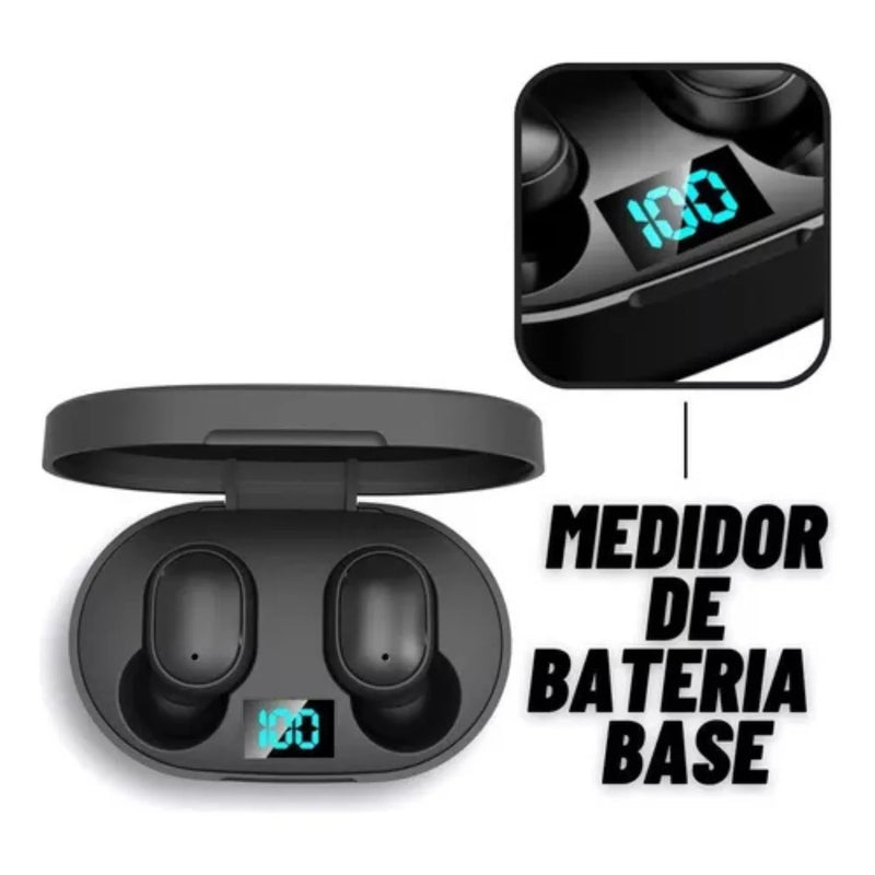 Fone de ouvido Bluetooth Dual Led 5.0 Airdots Air Wireless-Preto